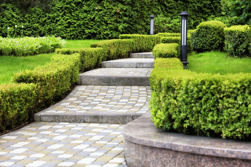 Paver Walkway with Landscaping